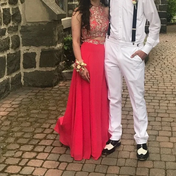 Dresses | Beautiful Coral Colored Prom Dress | Poshmark Dresses | Beautiful Coral Colored Prom Dress | Poshmark